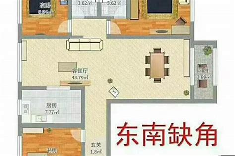 房間不是正方形|房子格局不正？ 四方位缺角化解不難 